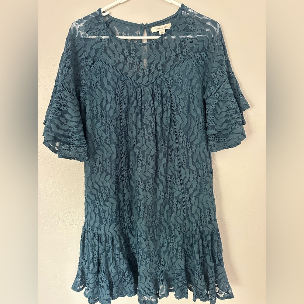 Blue Lace Dress